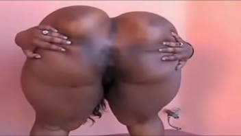 Hot Black Girl Showing Off Her Nice Ass, Asshole and Pussy